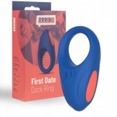 Синее эрекционное кольцо RRRING First Date Cock Ring - FeelzToys - в Керчи купить с доставкой