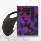 Черное эрекционное виброкольцо Thor Cockring - FeelzToys - в Керчи купить с доставкой