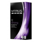 Презервативы с утолщённой стенкой VITALIS PREMIUM strong - 12 шт. - Vitalis - купить с доставкой в Керчи
