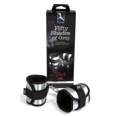 Серо-черные наручники Totally His - Fifty Shades of Grey - купить с доставкой в Керчи