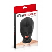 Сплошная маска на голову с прорезью для рта - Fetish Tentation - купить с доставкой в Керчи