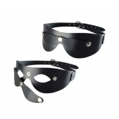 Черная кожаная маска  Новичок - Sitabella - купить с доставкой в Керчи