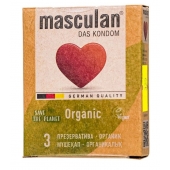 Экологически чистые презервативы Masculan Organic - 3 шт. - Masculan - купить с доставкой в Керчи