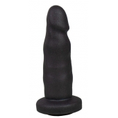 Черная реалистичная насадка-фаллоимитатор с головкой - 13 см. - LOVETOY (А-Полимер) - купить с доставкой в Керчи