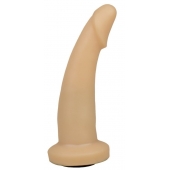 Телесная гладкая насадка Harness - 14,7 см. - LOVETOY (А-Полимер) - купить с доставкой в Керчи