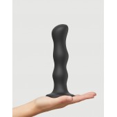 Черная насадка Strap-On-Me Dildo Geisha Balls size XL - Strap-on-me - купить с доставкой в Керчи