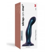 Темно-синяя насадка Strap-On-Me Dildo Plug Snaky size M - Strap-on-me - купить с доставкой в Керчи