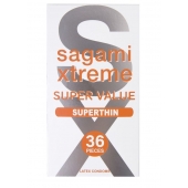 Ультратонкие презервативы Sagami Xtreme Superthin - 36 шт. - Sagami - купить с доставкой в Керчи