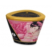 Массажная свеча Rose Petals с ароматом розы - 170 мл. - Shunga - купить с доставкой в Керчи