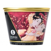 Массажная  свеча Sparkling Strawberry Wine с ароматом клубничного вина - 170 мл. - Shunga - купить с доставкой в Керчи