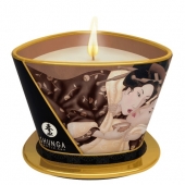 Массажная свеча Intoxicatin Chocolate с ароматом шоколада - 170 мл. - Shunga - купить с доставкой в Керчи