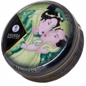 Массажная свеча Exotic Green Tea с ароматом зелёного чая - 30 мл. - Shunga - купить с доставкой в Керчи