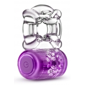 Фиолетовое эрекционное виброкольцо One Night Stand Vibrating C-Ring - Blush Novelties - в Керчи купить с доставкой