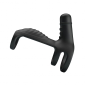 Черная вибронасадка на пенис Vibrating Penis Sling - Baile - в Керчи купить с доставкой