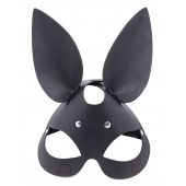 Черная гладкая маска  Зайка  с длинными ушками - Crazy Handmade - купить с доставкой в Керчи