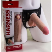 Страпон в подарочной упаковке: трусики с плугом и фаллоимитатор-насадка - 16 см. - LOVETOY (А-Полимер) - купить с доставкой в Керчи