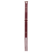Бордовый ремень Halo Waist Belt - размер L-XL - Shots Media BV - купить с доставкой в Керчи