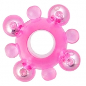 Эрекционное кольцо c бусинками - Toyfa Basic - в Керчи купить с доставкой