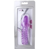 Фиолетовая насадка, удлиняющая половой член - 13,5 см. - Toyfa Basic - в Керчи купить с доставкой