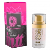Возбуждающий гель Golden Chups с малиновым ароматом - 17 мл. - INTT - купить с доставкой в Керчи