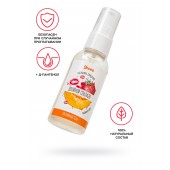 Съедобная гель-смазка Yovee «Двойной соблазн» с Д-пантенолом и вкусом клубники и дыни - 50 мл. - ToyFa - купить с доставкой в Керчи