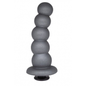 Серая насадка-ёлочка PLATINUM 5,5’’ - 15,5 см. - LOVETOY (А-Полимер) - купить с доставкой в Керчи