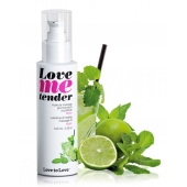 Съедобное согревающее массажное масло Love Me Tender Mojito с ароматом мохито - 100 мл. - Love to Love - купить с доставкой в Керчи