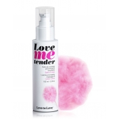 Съедобное согревающее массажное масло Love Me Tender Cotton Candy с ароматом сладкой ваты - 100 мл. - Love to Love - купить с доставкой в Керчи