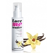 Съедобное согревающее массажное масло Love Me Tender Vanilla с ароматом ванили - 100 мл. - Love to Love - купить с доставкой в Керчи