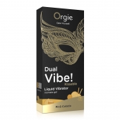 Съедобный гель Dual Vibe Pina Colada с эффектом вибрации и вкусом коктейля пина колада - 15 мл. - ORGIE - купить с доставкой в Керчи