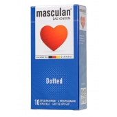 Презервативы с пупырышками Masculan Dotted - 10 шт. - Masculan - купить с доставкой в Керчи