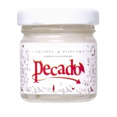 Массажная свеча Caramel   Popcorn - 35 мл. - Pecado - купить с доставкой в Керчи