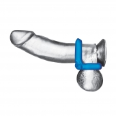 Комплект из 2 эрекционных колец-восьмерок 2-Pack Duo Cock And Ball Stamina Enhancement Ring - BlueLine - в Керчи купить с доставкой