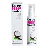 Съедобное согревающее массажное масло Love Me Tender Cocos с ароматом кокоса - 100 мл. - Love to Love - купить с доставкой в Керчи