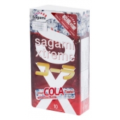 Ароматизированные презервативы Sagami Xtreme COLA - 10 шт. - Sagami - купить с доставкой в Керчи
