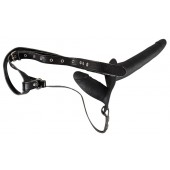 Женский страпон с вагинальной пробкой - 15 см. - Orion - купить с доставкой в Керчи