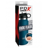 Мастурбатор-вагина в синей колбе F*ck Flask - Pipedream - в Керчи купить с доставкой