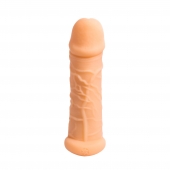 Телесный фаллоудлинитель Extra Size Bubbles - 15,5 см. - Lola Games - в Керчи купить с доставкой