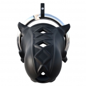Черный замок верности Extreme Silicone Cock Blocker - Pipedream - купить с доставкой в Керчи
