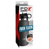 Серый мастурбатор в виде бутылки F*ck Flask - Pipedream - в Керчи купить с доставкой