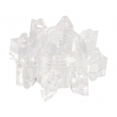 Прозрачное гелевое эрекционное кольцо-звезда - Toyfa Basic - в Керчи купить с доставкой