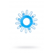 Голубая гелевая насадка с шипиками - Toyfa Basic - в Керчи купить с доставкой