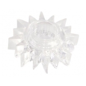 Прозрачное гелевое эрекционное кольцо-солнце - Toyfa Basic - в Керчи купить с доставкой