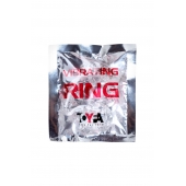 Прозрачное эрекционное кольцо с вибратором  и подхватом - Toyfa Basic - в Керчи купить с доставкой