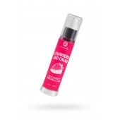 Массажное масло 2-в-1 с разогревающим эффектом и вкусом клубники со сливками - 50 мл. - Secret Play - купить с доставкой в Керчи