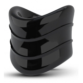 Черное эрекционное кольцо на мошонку Beef Ball Stretcher Snug X Long - Blush Novelties - в Керчи купить с доставкой