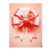 Пакет с принтом в виде банта с вырубной ручкой (30х40 см) - Сима-Ленд - купить с доставкой в Керчи