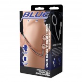 Кольцо на пенис с анальным стимулятором Two Bead Stainless Steel Anal Hook   Cock Ring - BlueLine - в Керчи купить с доставкой