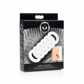 Комплект из 6 прозрачных эрекционных колец Ring Master Custom Ball Stretcher Kit - XR Brands - в Керчи купить с доставкой