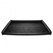 Черная виниловая простынь с надувными краями Nuru Inflatable Vinyl Massage Sheet - XR Brands - купить с доставкой в Керчи